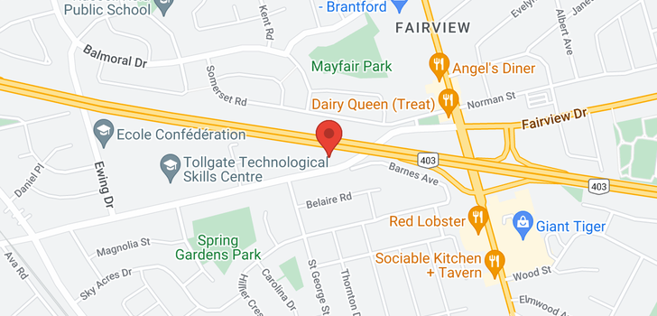 map of 58 TOLLGATE Road